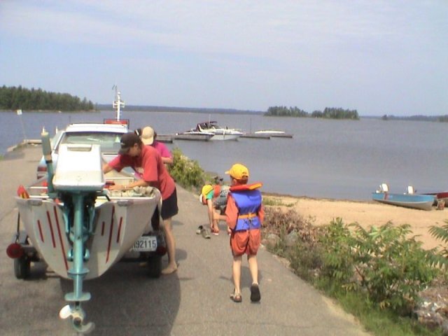 Le quai public de Fort William