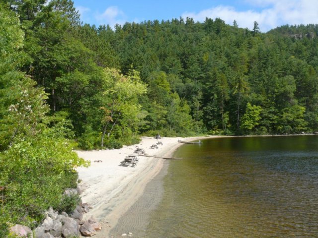 La plage du rocher de l'oiseau