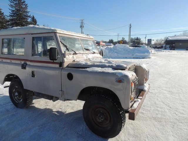 Rouler en Land Rover Série 3 par moins 30