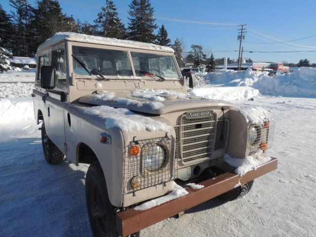 Rouler en Land Rover Série 3 par moins 30